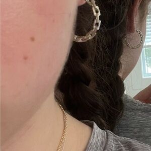 Elegant Silver Hoop Earrings